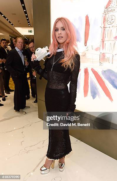 Mary Charteris attends the Giuseppe Zanotti London flagship store launch on October 26, 2016 in London, England.