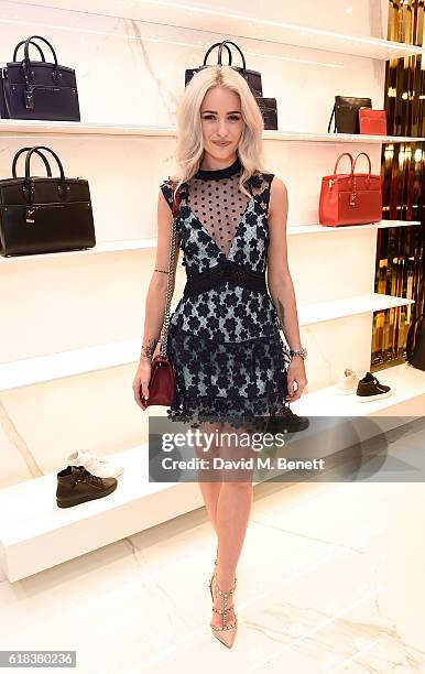 Victoria McGrath attends the Giuseppe Zanotti London flagship store launch on October 26, 2016 in London, England.