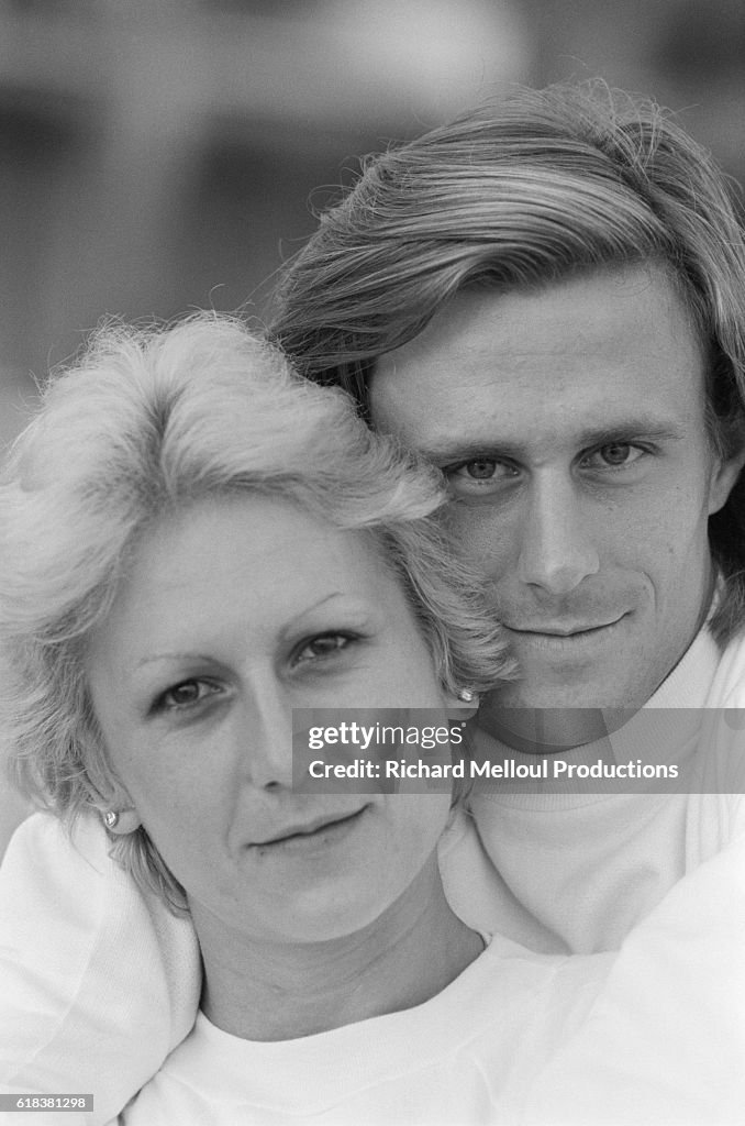 Mariana Simionescu and Bjorn Borg