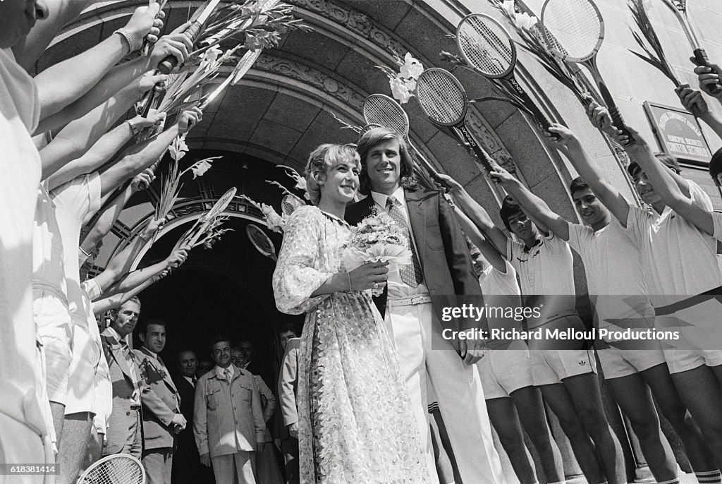 Mariana Simionescu and Bjorn Borg's Wedding Day