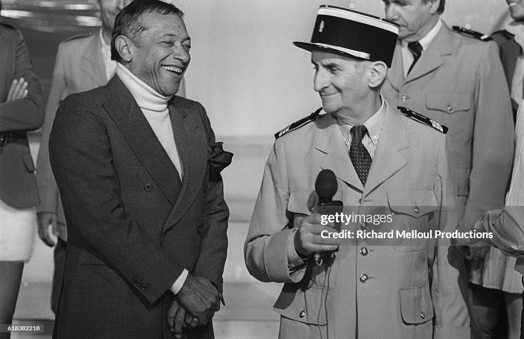 Henri Salvador and Louis De Funes