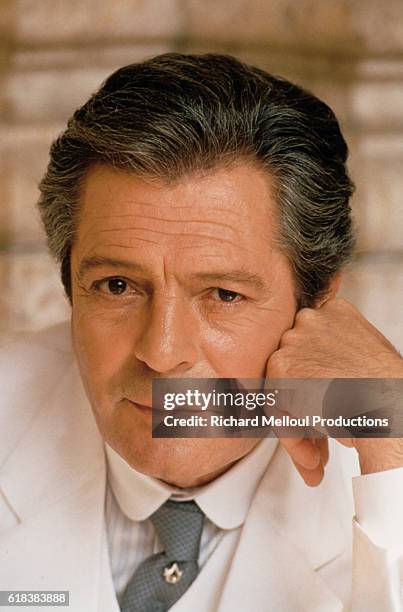 Actor Marcello Mastroianni is on the set of his 1987 Italian movie Oci Ciornie. The movie, by Russian director Nikita Mikhalkov, was released in...