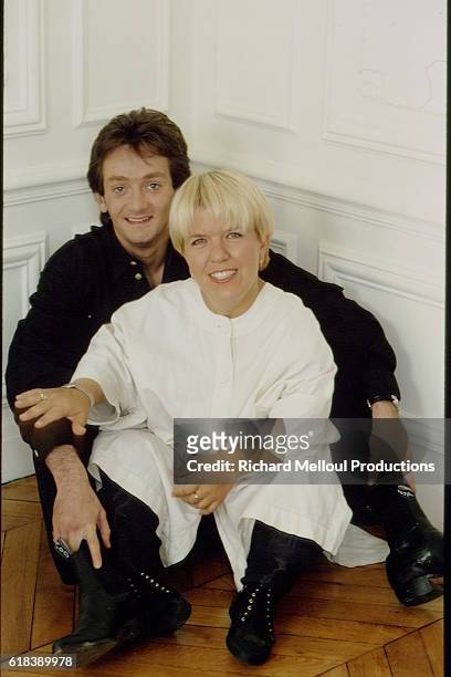 French Humorists Mimie Mathy and Pierre Palmade.