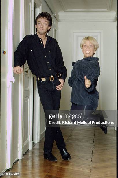 French Humorists Pierre Palmade and Mimie Mathy