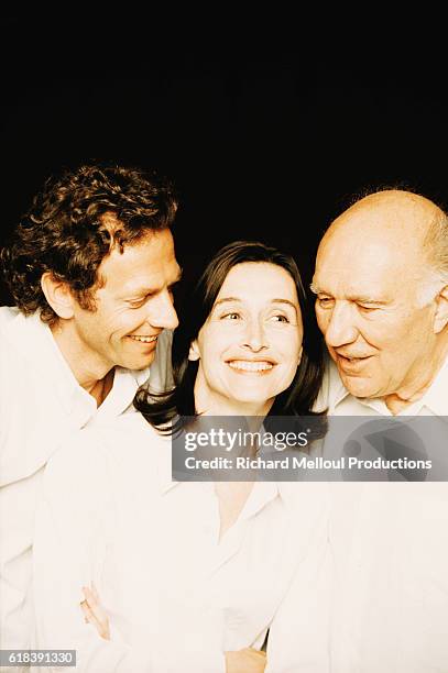 Actors Stephane Freiss, Anne Brochet, and Michel Piccoli are the cast of the Sacha Guitry play La Jalousie. The 2000 production, staged at the...