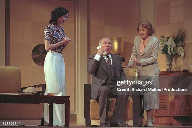 Anne Brochet, Michel Piccoli and X.