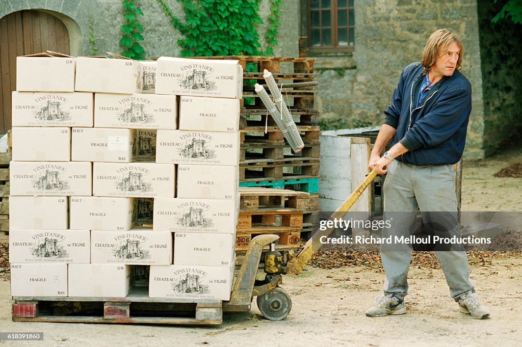 Gerard Depardieu at His Vineyard