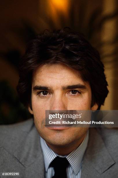 French Businessman and Politician Bernard Tapie