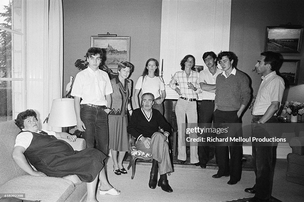 Michel Maury-Laribière with family