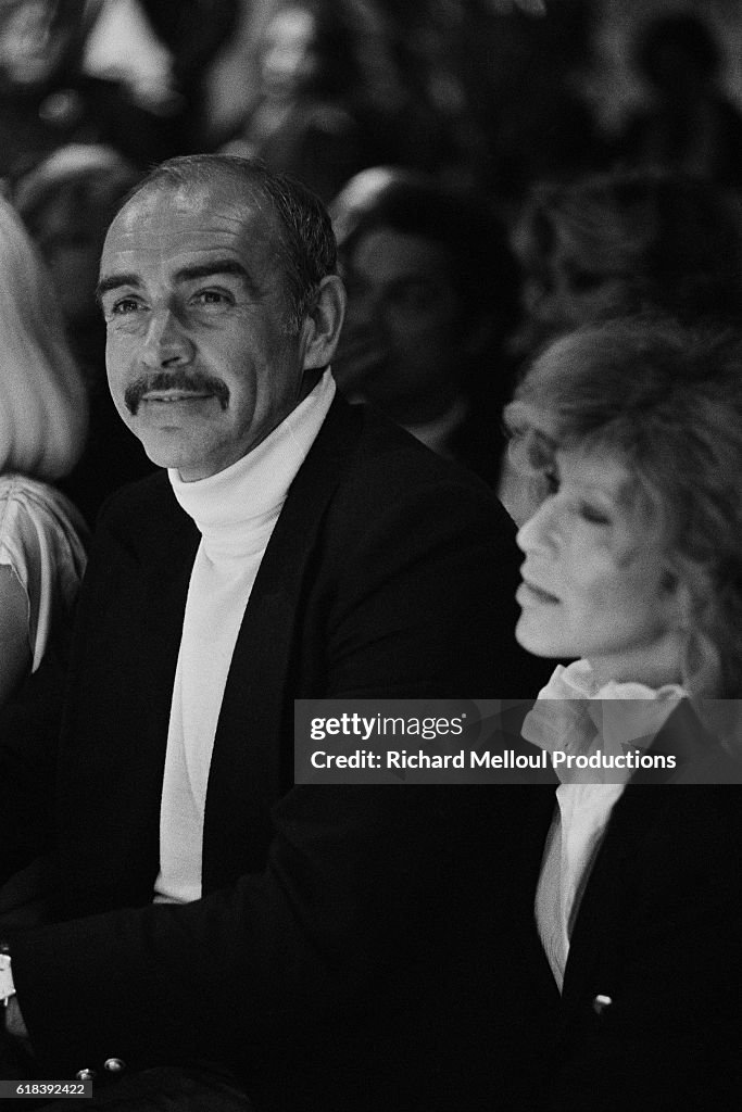 Sean Connery with wife Micheline