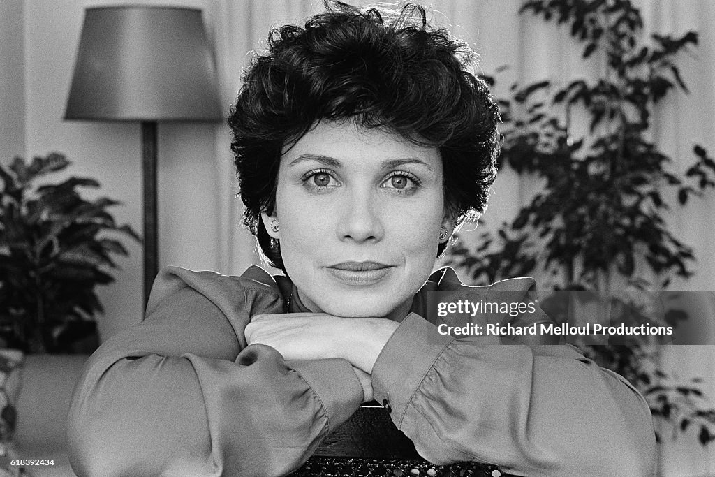 French journalist Anne Sinclair