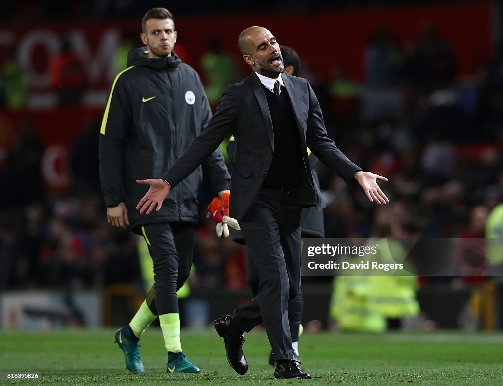 Manchester United v Manchester City - EFL Cup Fourth Round