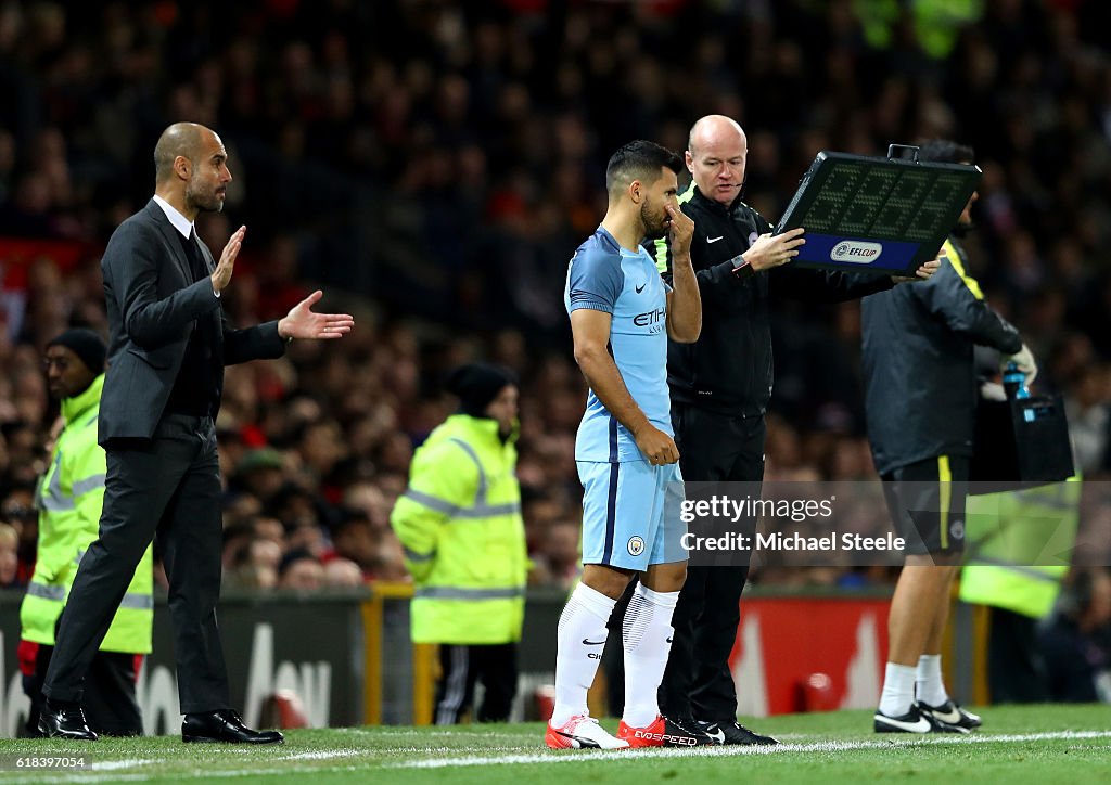 Manchester United v Manchester City - EFL Cup Fourth Round