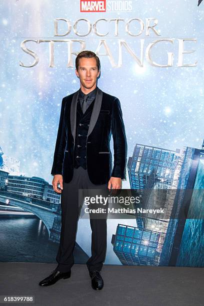 Benedict Cumberbatch attends the 'Doctor Strange' fan event at Zoo Palast on October 26, 2016 in Berlin, Germany.