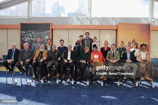 The cast and crew attend the National Geographic Channel "MARS" Experiential - Champagne Brunch on October 26, 2016 in New York City.