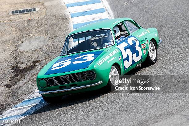 Alfa Romeo GTV driven by Jon Norman from Berkeley, CA competed in Group 3B during Rolex Race 3B at the Rolex Monterey Motorsports Reunion held August...