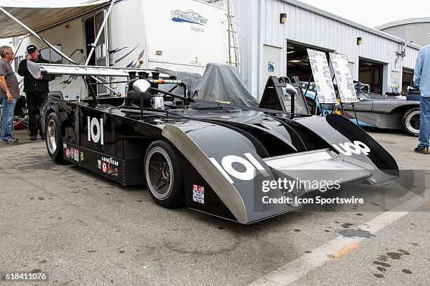 Shadow Mk II driven by Dennis Losher from Twain Harte, CA competed in Group 7A on display in the paddock at the Rolex Monterey Motorsports Reunion...