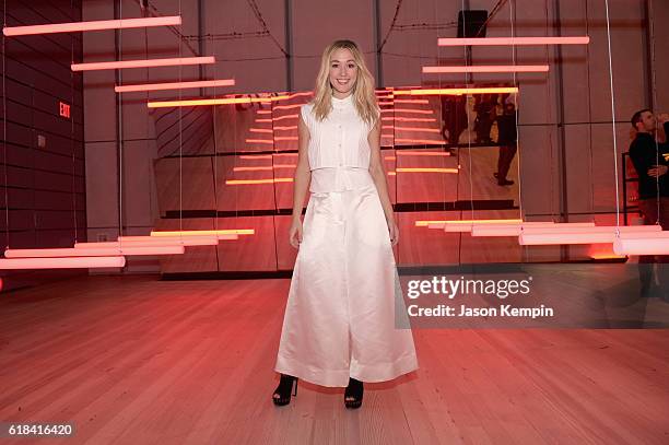 Kate Greer attends the Audi private reception at the Whitney Museum of American Art on October 26, 2016 in New York City.