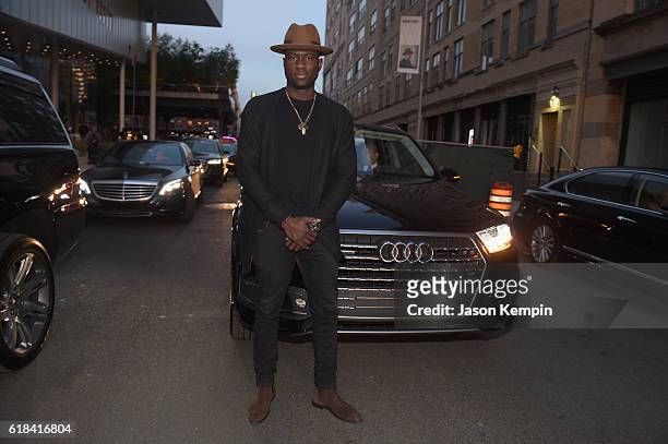 Actor Sinqua Walls attends the Audi private reception at the Whitney Museum of American Art on October 26, 2016 in New York City.