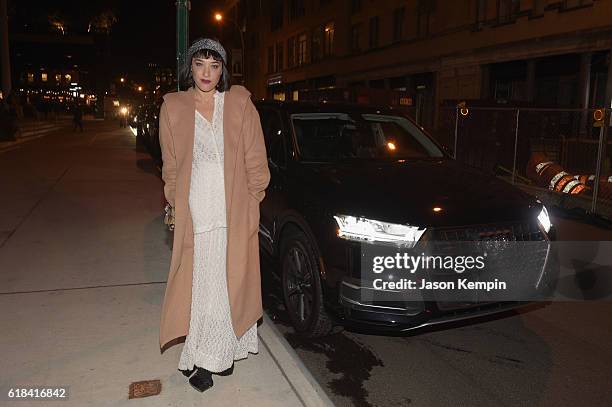 Mia Moretti attends the Audi private reception at the Whitney Museum of American Art on October 26, 2016 in New York City.