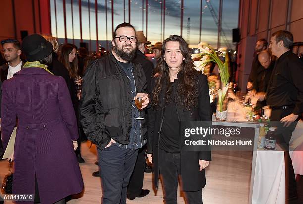 Siebren Versteeg and Jose Pazos attend the Audi private reception at the Whitney Museum of American Art on October 26, 2016 in New York City.