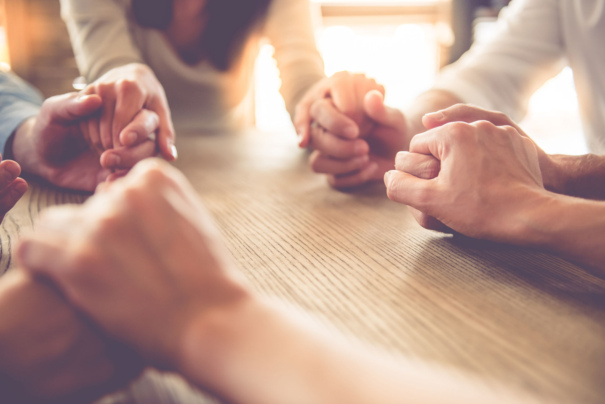 friends praying