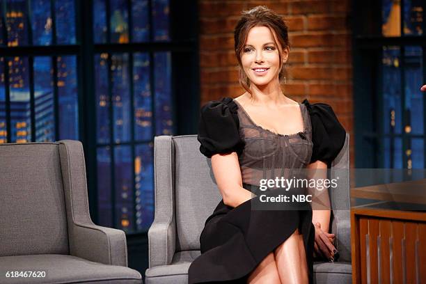 Episode 439 -- Pictured: Actress Kate Beckinsale during an interview on October 26, 2016 --