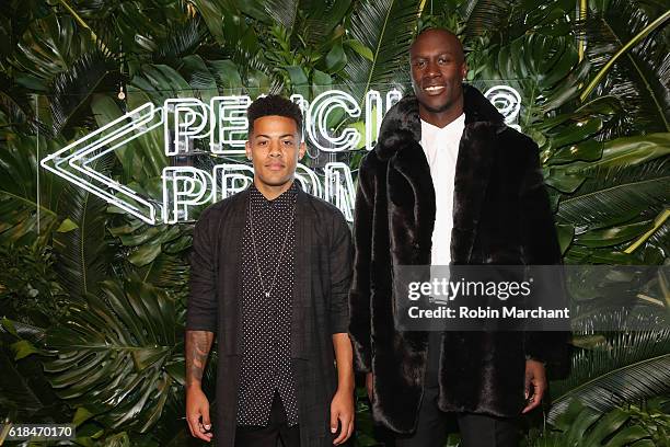 Performers Nico Sereba and Vincent Dery of Nico & Vinz attend the Pencils of Promise 6th Annual Gala "A World Imagined" at Cipriani Wall Street on...