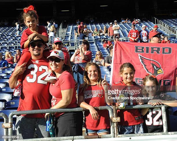 August 19, 2016 - Arizona Cardinal fans during the NFL Pre-Season football game between the Arizona Cardinals and the San Diego Chargers at Qualcomm...