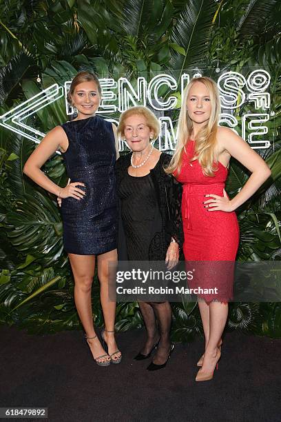 Philanthropist Award Honoree Ellen Collis and family attend the Pencils of Promise 6th Annual Gala "A World Imagined" at Cipriani Wall Street on...