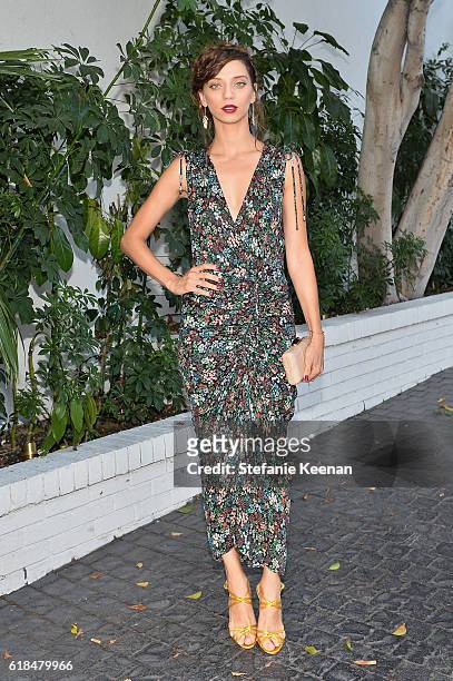 Actress Angela Sarafyan at the CFDA/Vogue Fashion Fund Show and Tea presented by kate spade new york at Chateau Marmont on October 26, 2016 in Los...