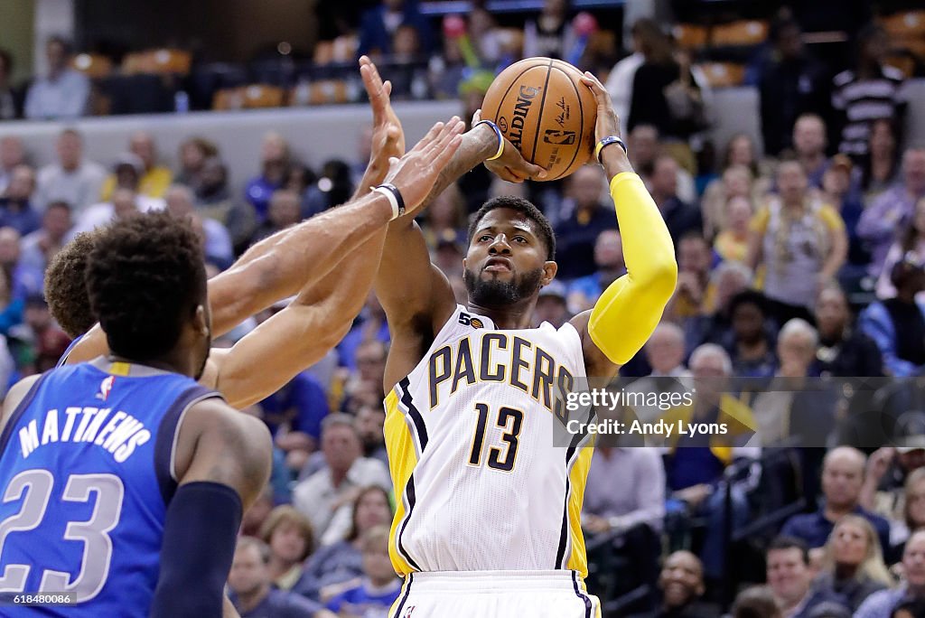 Dallas Mavericks v Indiana Pacers