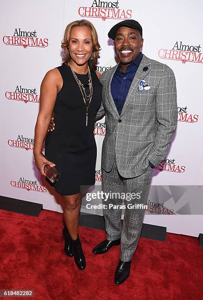 Heather Packer and Will Packer attend "Almost Christmas" Atlanta screening at Regal Cinemas Atlantic Station Stadium 16 on October 26, 2016 in...