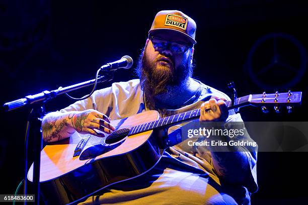 John Moreland performs at The Joy Theater on October 23, 2016 in New Orleans, Louisiana.