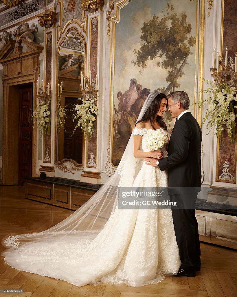 George Clooney and Amal Alamuddin Wedding on September 27, 2014 in ...