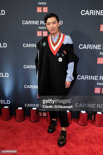 Bryanboy attends the UNIQLO Fall/Winter 2016 Carine Roitfeld Collection Launch at UNIQLO on October 26, 2016 in New York City.