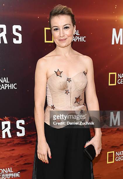 Anamaria Marinca attends the National Geographic Channel 'MARS' New York Premiere at the School of Visual Arts on October 26, 2016 in New York City.