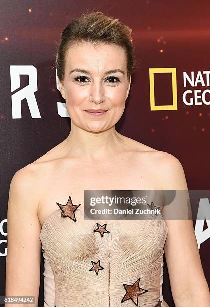 Anamaria Marinca attends the National Geographic Channel 'MARS' New York Premiere at the School of Visual Arts on October 26, 2016 in New York City.