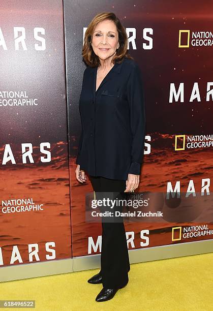 Ann Druyan attends the National Geographic Channel 'MARS' New York Premiere at the School of Visual Arts on October 26, 2016 in New York City.
