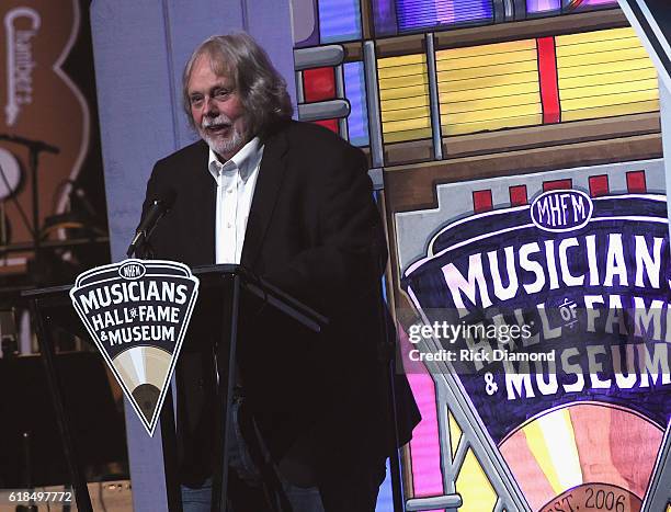 Joe Chambers attends the Musicians Hall Of Fame 2016 Induction Ceremony & Show at Nashville Municipal Auditorium on October 26, 2016 in Nashville,...