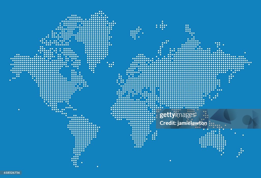 World Map Of Dots High-Res Vector Graphic - Getty Images