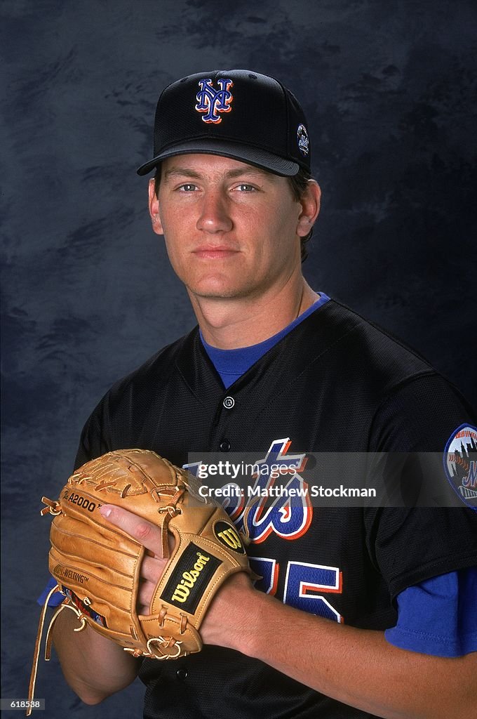 Jared Riggan Jerrod Riggan of the New York Mets poses for a studio portrait during ...