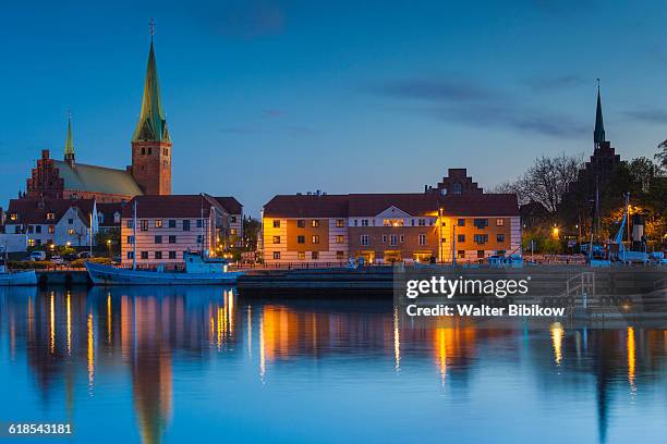 denmark, zealand, helsingor, exterior - helsingør stock-fotos und bilder