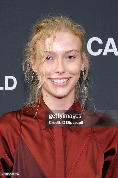 Lauren Taylor attends the UNIQLO Fall/Winter 2016 Carine Roitfeld Collection Launch at UNIQLO on October 26, 2016 in New York City.