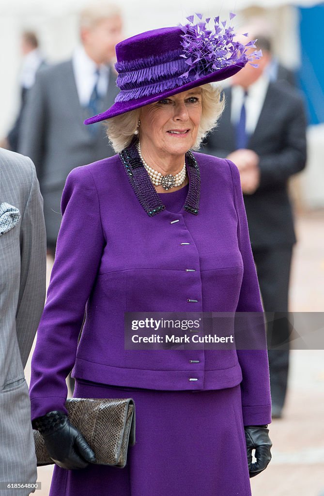 The Queen, Duke Of Edinburgh, Prince Of Wales & Duchess Of Cornwall Visit Poundbury