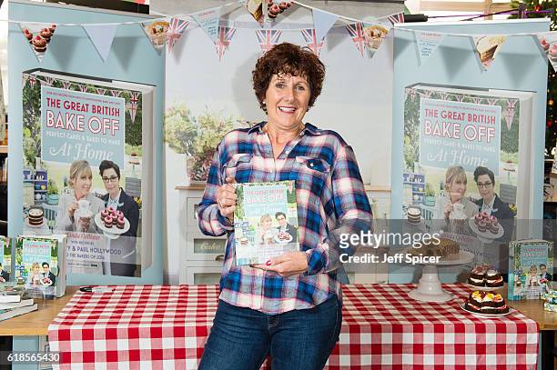 Great British Bake Off finalist Jane Beedle signs copies of 'The Great British Bake Off: Perfect Cakes & Bakes to Make at Home' at Waterstones,...
