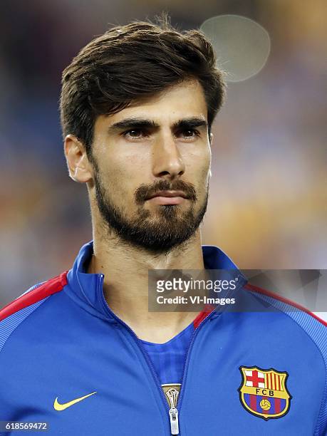Andre Gomes of FC Barcelonaduring the UEFA Champions League group C match between FC Barcelona and Celtic on September 13, 2016 at the Camp Nou...