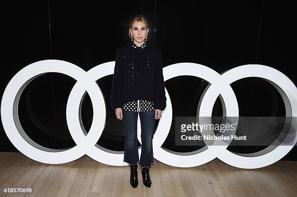 Actress Zosia Mamet attends the Audi private reception at the Whitney Museum of American Art on October 26, 2016 in New York City.