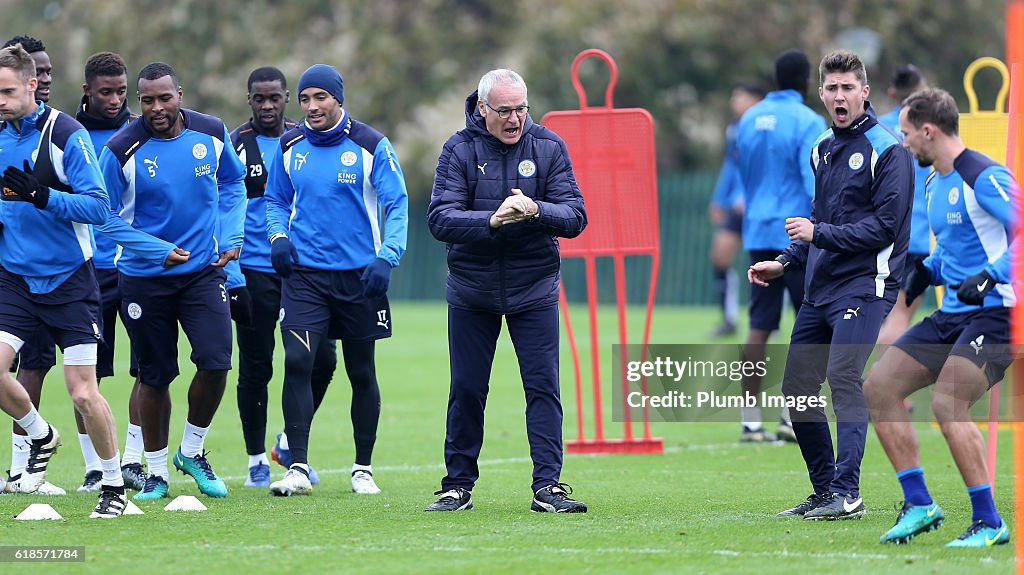 Leicester City Training and Press Conference