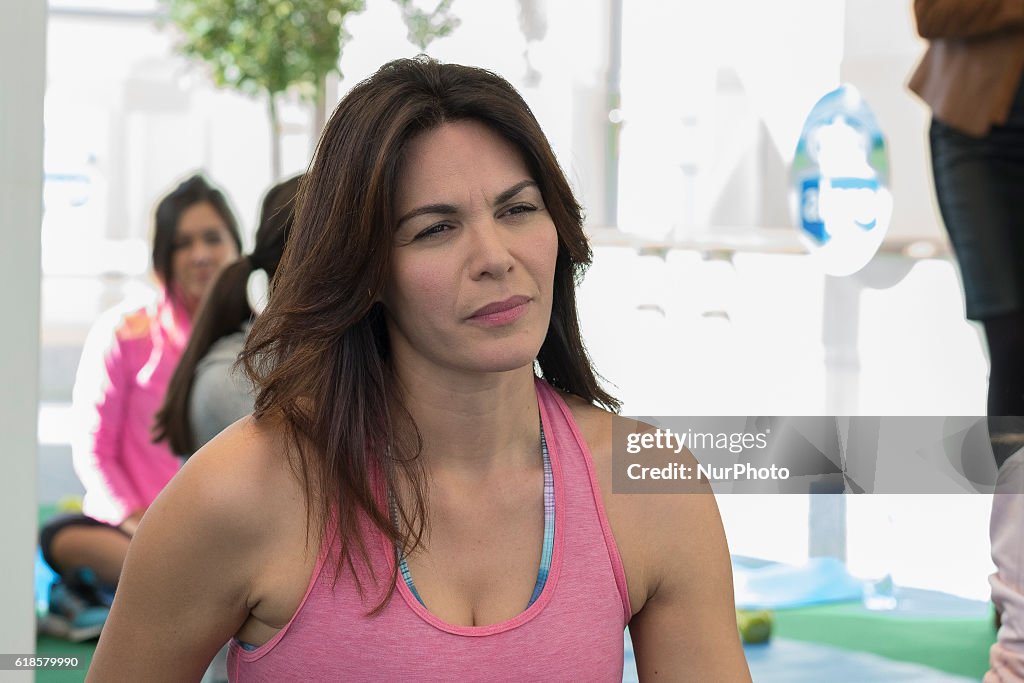 Fabiola Martínez attends a Master Class